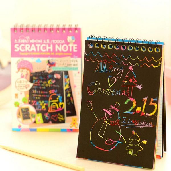 2016 creative diy scratch note black cardboard draw sketch notes for kids toys notebook painting paper drawing to jlleyd
2016 creative diy scratch note black cardboard draw sketch notes for kids toys notebook painting paper drawing to jlleyd