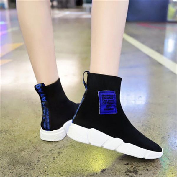 socks boots women stretch ankle boot woman fashion lazy shoes female flats sneakers casual elasticity shoes zapatillas mujer hot, Black
socks boots women stretch ankle boot woman fashion lazy shoes female flats sneakers casual elasticity shoes zapatillas mujer hot, Black
