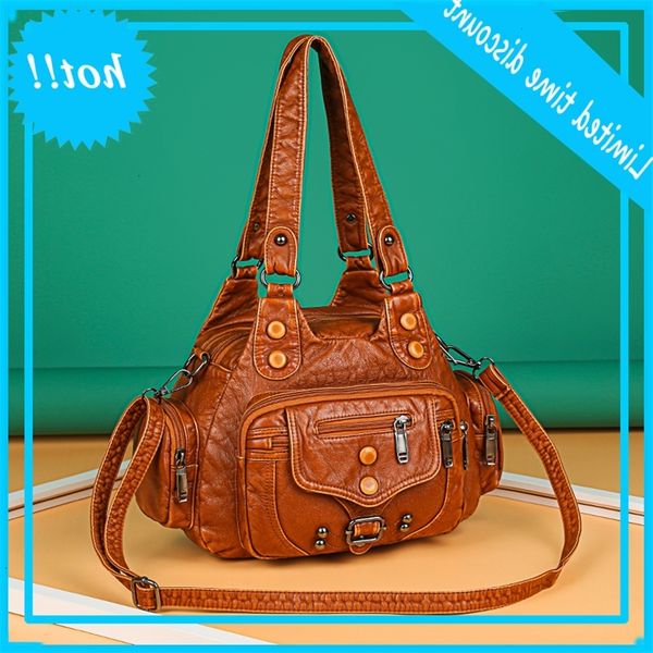 women pu leather great capacity hobo cups contrast color multi-zip shoulder towels ladies retro elegant messenger bag
women pu leather great capacity hobo cups contrast color multi-zip shoulder towels ladies retro elegant messenger bag