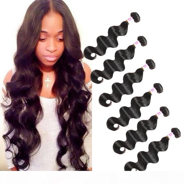 new arrival brazilian hair bundles indian peruvian cambodian mogolian malaysian body wave wet and wavy human hair weave extensions, Black
new arrival brazilian hair bundles indian peruvian cambodian mogolian malaysian body wave wet and wavy human hair weave extensions, Black