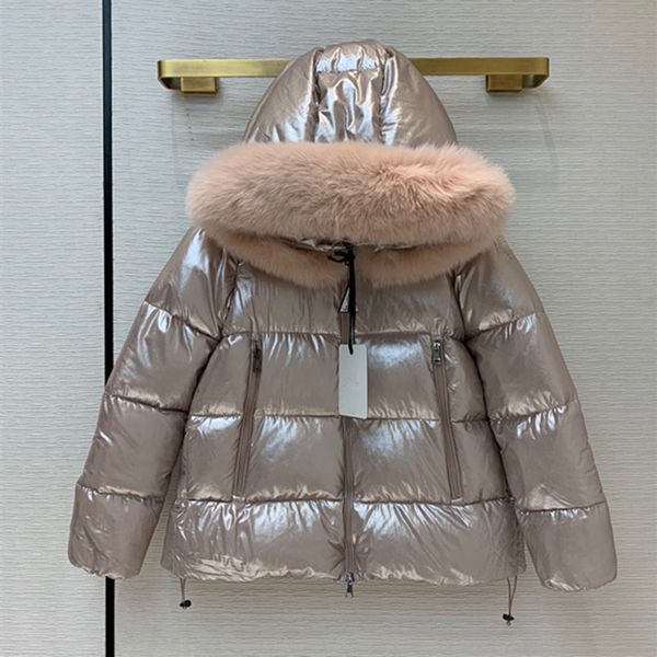 european and american women's wear 2020 winter new style raccoon hair cap with long sleeves fashionable shiny warm down jacket, Black
european and american women's wear 2020 winter new style raccoon hair cap with long sleeves fashionable shiny warm down jacket, Black