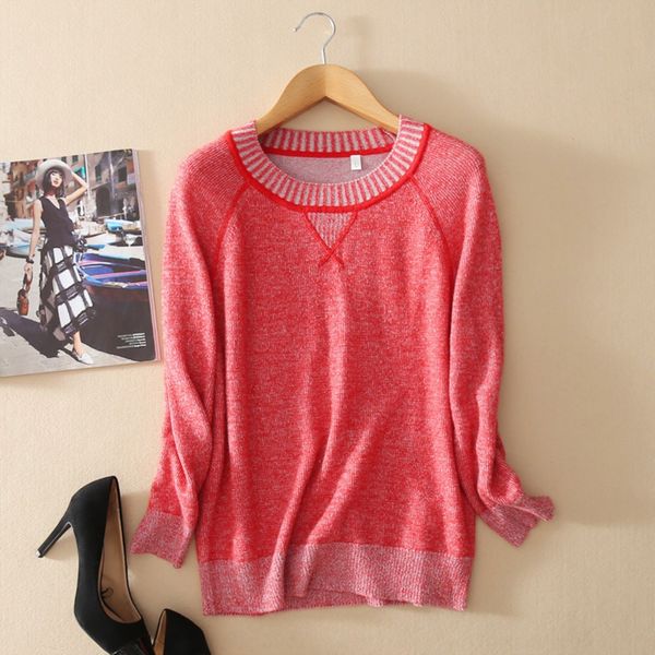 autumn new style pure two color yarn blended sweater with round neck and cashmere sweater rib shoulder and 7-point sleeve bottom knitted cas, White;black
autumn new style pure two color yarn blended sweater with round neck and cashmere sweater rib shoulder and 7-point sleeve bottom knitted cas, White;black