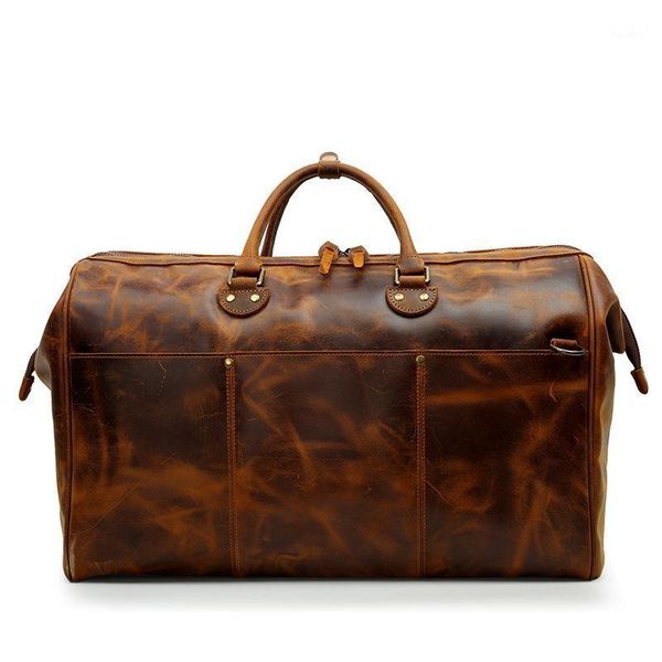 duffel bags waterproof genuine leather travel bag retro simple high capacity black handbag portable female outdoor business ld7671
duffel bags waterproof genuine leather travel bag retro simple high capacity black handbag portable female outdoor business ld7671