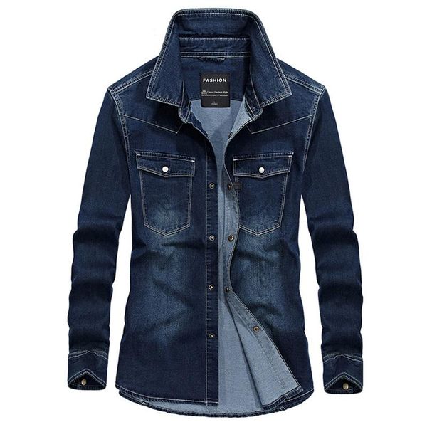 spring denim shirt man's men shirt long sleeve turn-down collar jeans camisas para hombre plus size -4xl clothes, White;black
spring denim shirt man's men shirt long sleeve turn-down collar jeans camisas para hombre plus size -4xl clothes, White;black