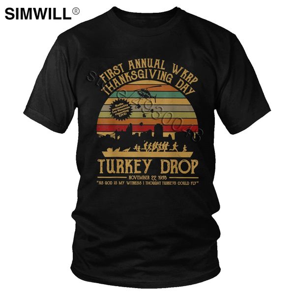 sport funny first annual turkey tshirt men cotton t-shirt short sleeve thanksgiving t shirt wkrp turkey drop with les nessman tee
sport funny first annual turkey tshirt men cotton t-shirt short sleeve thanksgiving t shirt wkrp turkey drop with les nessman tee