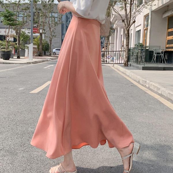 korean skirts womens elegant chiffon skirt woman high waist skirts plus size lady solid a-line long midi skirt faldas mujer moda, Black
korean skirts womens elegant chiffon skirt woman high waist skirts plus size lady solid a-line long midi skirt faldas mujer moda, Black