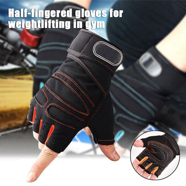 gym weight lifting training bodybuilding fitness exercise half-finger workout gloves for men women, Blue;gray
gym weight lifting training bodybuilding fitness exercise half-finger workout gloves for men women, Blue;gray