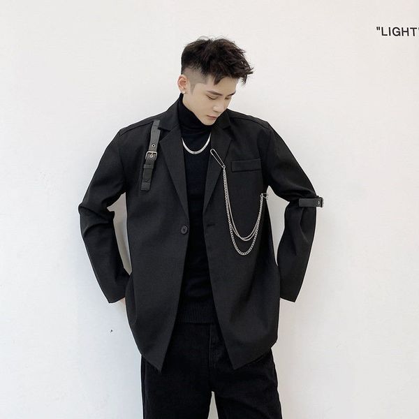 2021 new autumn new arrival in suit male loose hair stylist black tool jacket oj8m, White;black
2021 new autumn new arrival in suit male loose hair stylist black tool jacket oj8m, White;black