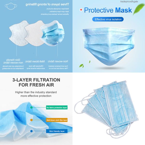 mask bacteria 50pcs prevent in face blue stock disposable non-woven three-layer filter anti-dust mouth nose proof masks
mask bacteria 50pcs prevent in face blue stock disposable non-woven three-layer filter anti-dust mouth nose proof masks