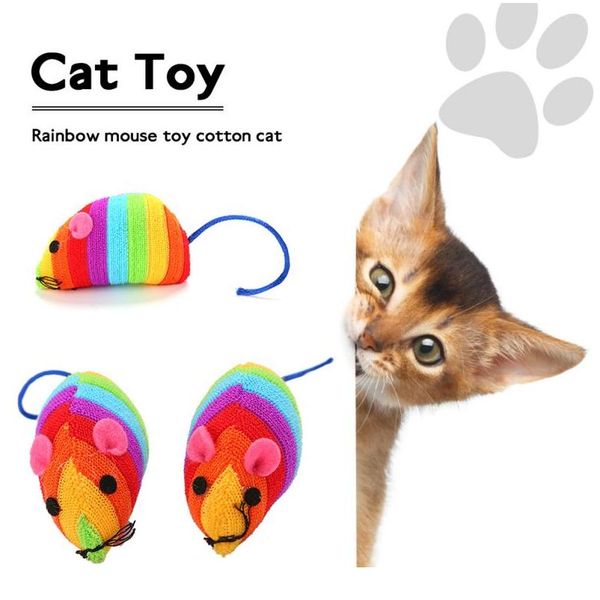 new cat toy cat rainbow mouse toy cotton-filled little mouse funny cat toy small mouse pet products jllziw
new cat toy cat rainbow mouse toy cotton-filled little mouse funny cat toy small mouse pet products jllziw