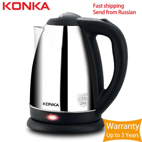 konka 1.8l electric kettle stainless steel 1500w portable travel water boat pot sonifer ing
konka 1.8l electric kettle stainless steel 1500w portable travel water boat pot sonifer ing