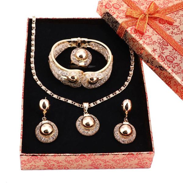 jewelry sets for women wedding gold color pendant necklace earrings bridal african beads party jewellery engagement accessories, Silver
jewelry sets for women wedding gold color pendant necklace earrings bridal african beads party jewellery engagement accessories, Silver