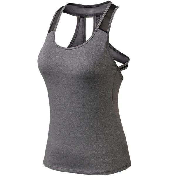 women fitness yoga shirts sleeveless yoga tank mesh back workout quick dry sports vest ladies running t shirt new, White
women fitness yoga shirts sleeveless yoga tank mesh back workout quick dry sports vest ladies running t shirt new, White
