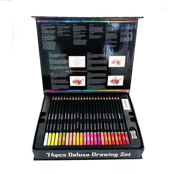 gift sets 74 colors watercolor pencils drawing pen art set children kids painting sketching water color kit school supplise gift1
gift sets 74 colors watercolor pencils drawing pen art set children kids painting sketching water color kit school supplise gift1