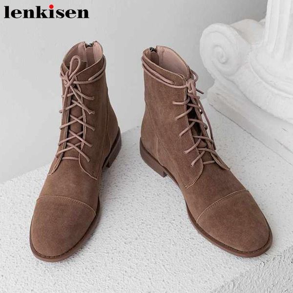 boots lenkisen winter basic breathable sheep suede shoes round toe low heels keep warm solid daily wear lace up women ankle l311, Black
boots lenkisen winter basic breathable sheep suede shoes round toe low heels keep warm solid daily wear lace up women ankle l311, Black