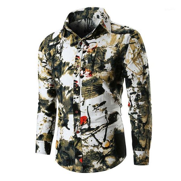 fashion men summer casual dress shirt mens floral long sleeve shirts tee new 2020 casual shirt clothes1, White;black
fashion men summer casual dress shirt mens floral long sleeve shirts tee new 2020 casual shirt clothes1, White;black
