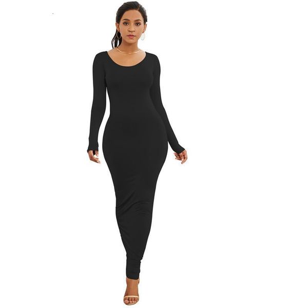 new arrival women long sleeve maxi dresses casual o-neck black white blue red slim long dress 2019 autumn female robe dress, Black;gray
new arrival women long sleeve maxi dresses casual o-neck black white blue red slim long dress 2019 autumn female robe dress, Black;gray