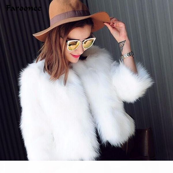 2019 winter fluffy faux fur coat femme fur faux jackets coat for women short style wedding outwear hairy plus size, Black
2019 winter fluffy faux fur coat femme fur faux jackets coat for women short style wedding outwear hairy plus size, Black