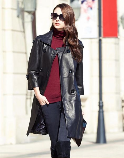 quality 2020 genuine high leather jacket black sheepskin coat female slim double breasted jacktets jaqueta couro wxf270
quality 2020 genuine high leather jacket black sheepskin coat female slim double breasted jacktets jaqueta couro wxf270