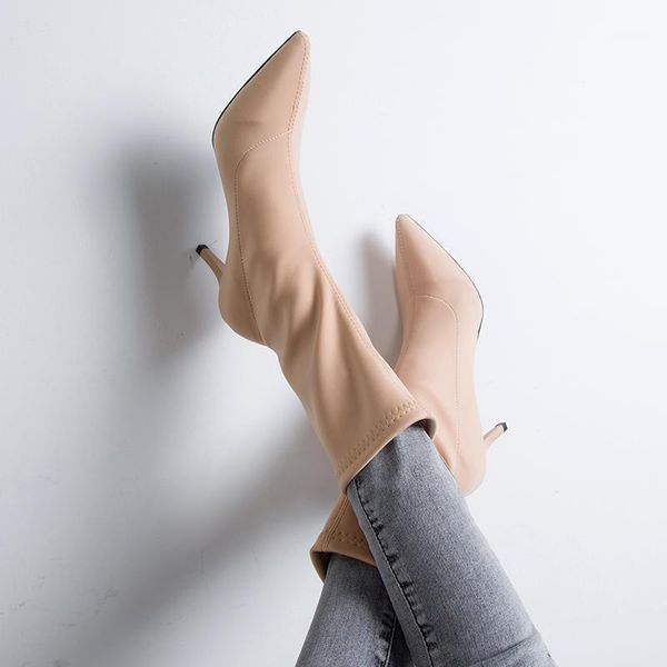 boots women mid calf high heel pointed toe winter party stiletto short black khaki 2021 1
boots women mid calf high heel pointed toe winter party stiletto short black khaki 2021 1