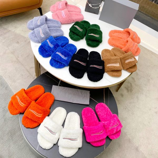 autumn winter women wool slippers soft comfortable designer loafers indoor home warm flat flip-flops luxury sandals printed logo cotton shoe, Black
autumn winter women wool slippers soft comfortable designer loafers indoor home warm flat flip-flops luxury sandals printed logo cotton shoe, Black