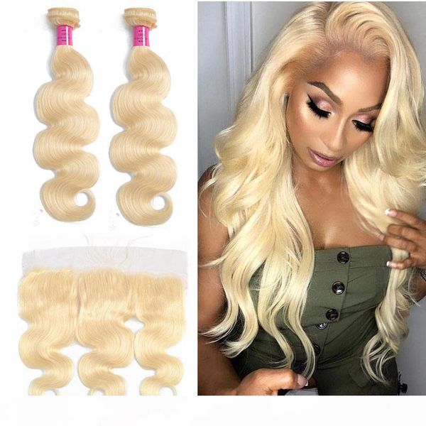 indian virgin hair extensions two bundles with 13x4 lace frontal body wave 613# blonde 100% human hair wefts with closure blonde, Black;brown
indian virgin hair extensions two bundles with 13x4 lace frontal body wave 613# blonde 100% human hair wefts with closure blonde, Black;brown