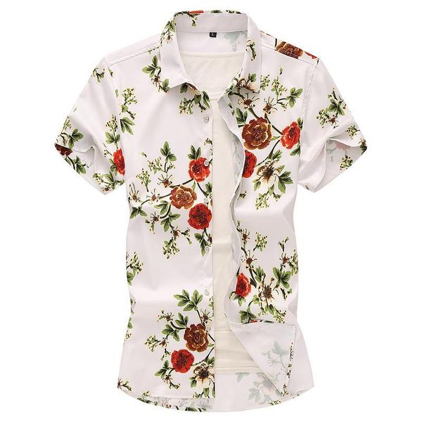 men's casual shirts social shirt male flower short sleeve floral blouse men summer plus size hawaiian for clothing camisa dress, White;black
men's casual shirts social shirt male flower short sleeve floral blouse men summer plus size hawaiian for clothing camisa dress, White;black