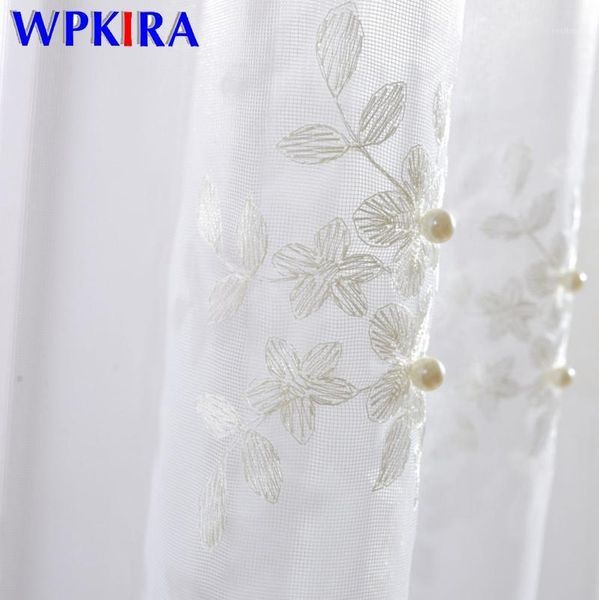 curtain tulle with pearl embroidered flower sheer curtain korean style white voile for living room window decor wp226d31
curtain tulle with pearl embroidered flower sheer curtain korean style white voile for living room window decor wp226d31