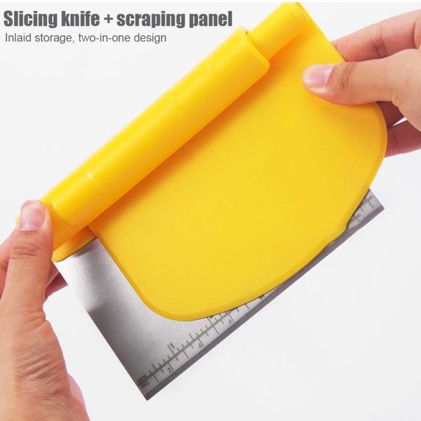 baking & pastry tools hanging multifunctional home bread making dough cutter kitchen 2 in 1 anti slip with scale scraper stainless steel
baking & pastry tools hanging multifunctional home bread making dough cutter kitchen 2 in 1 anti slip with scale scraper stainless steel