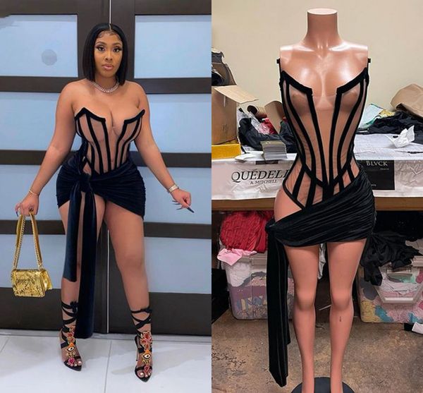 nude sleeveless evening cocktail dresses custom african girl black velvet aso ebi short mini pom dresses 2022 birthday party, Black;red
nude sleeveless evening cocktail dresses custom african girl black velvet aso ebi short mini pom dresses 2022 birthday party, Black;red