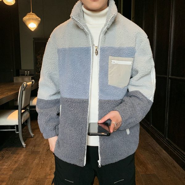 autumn 2021 new and winter male lamb wool jacket style more velvet thick cotton tides beautiful black parka r1s7
autumn 2021 new and winter male lamb wool jacket style more velvet thick cotton tides beautiful black parka r1s7