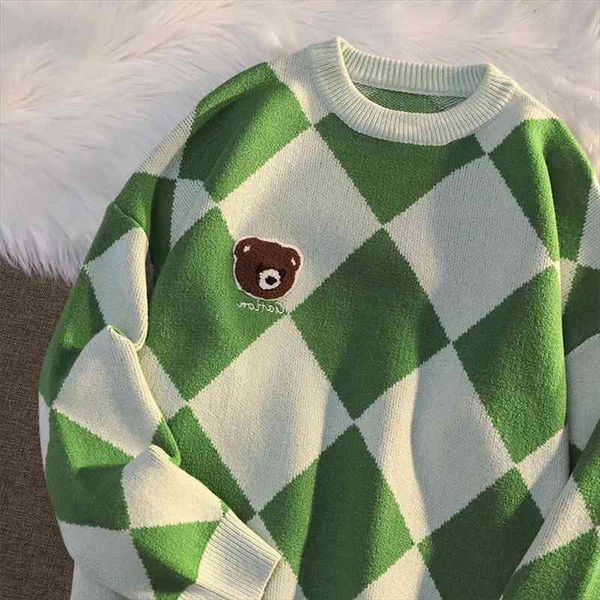 vintage cartoon knit harajuku sweater women autumn o neck long sleeve pullovers japanese streetwear plaid jumpers, White;black
vintage cartoon knit harajuku sweater women autumn o neck long sleeve pullovers japanese streetwear plaid jumpers, White;black