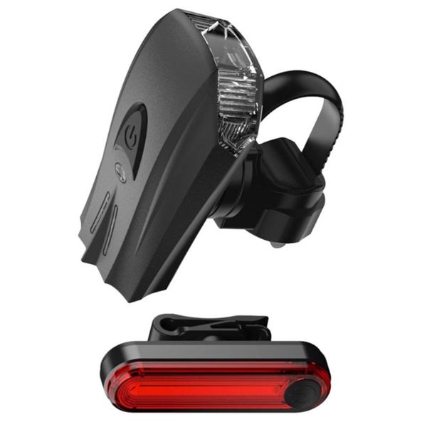1 set of bike light intelligent usb rechargeable head light taillight cycling supplies
1 set of bike light intelligent usb rechargeable head light taillight cycling supplies