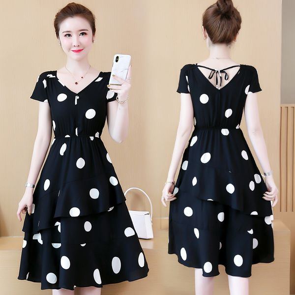 women's points ladies will see with decorate v plus size slim casual beach line offic balance in work dress urja, Black;gray
women's points ladies will see with decorate v plus size slim casual beach line offic balance in work dress urja, Black;gray