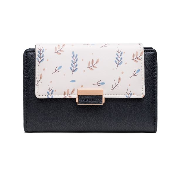 ladies wallet new floral zipper buckle mid-length multifunctional women's wallet wallet, Red;black
ladies wallet new floral zipper buckle mid-length multifunctional women's wallet wallet, Red;black