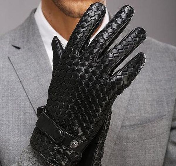 fashion gloves for men new high-end weave genuine leathersolid wrist sheepskin glove man winter sqcwlq queen66, Blue;gray
fashion gloves for men new high-end weave genuine leathersolid wrist sheepskin glove man winter sqcwlq queen66, Blue;gray