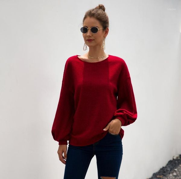 women's sweaters women casual loose striped knitted sweater solid color o neck lantern sleeve plus size autumn pullover long, White;black
women's sweaters women casual loose striped knitted sweater solid color o neck lantern sleeve plus size autumn pullover long, White;black