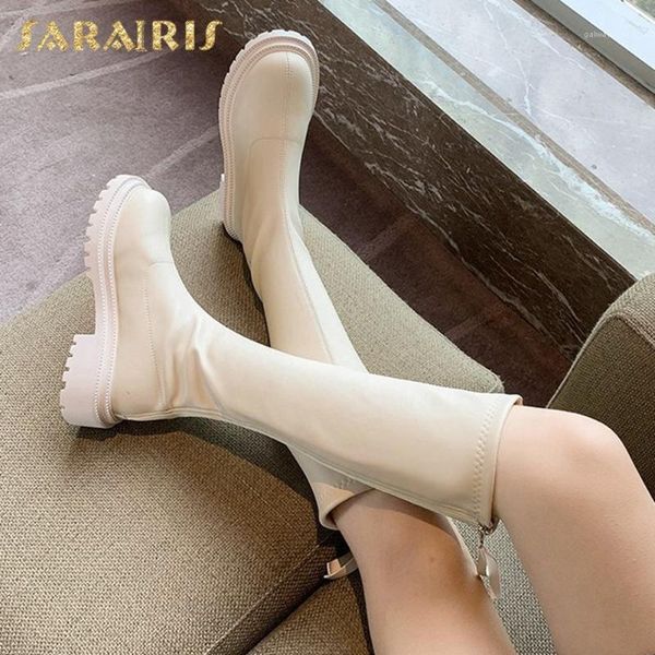 boots sarairis 2021 fashion platform non slip chunky heels knee high zipper wholesale concise comfy shoes ladies boot woman1, Black
boots sarairis 2021 fashion platform non slip chunky heels knee high zipper wholesale concise comfy shoes ladies boot woman1, Black