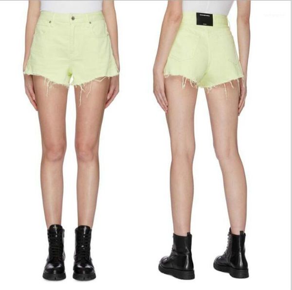 aaw040 2020 spring summer women fluorescent green women green leisure shorts denim shorts a21, Blue 
aaw040 2020 spring summer women fluorescent green women green leisure shorts denim shorts a21, Blue