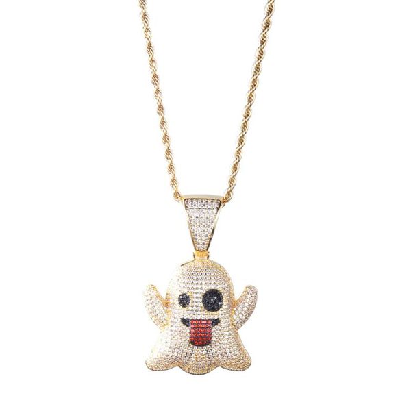 pendant necklaces hip hop ghost necklace & with 24inch twisted chain gold silver color bling cubic zircon men's jewelry for gift
pendant necklaces hip hop ghost necklace & with 24inch twisted chain gold silver color bling cubic zircon men's jewelry for gift
