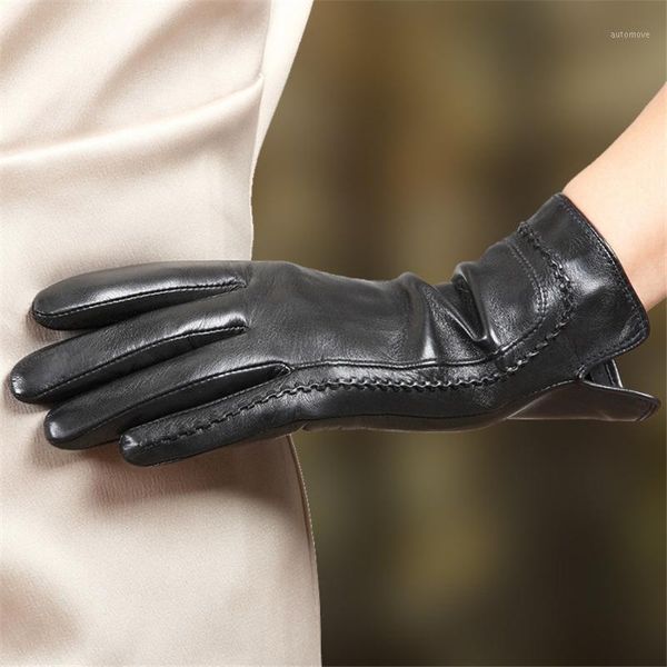 2020 fashion women new arrival touchscreen genuine leather gloves wrist solid winter plus velvet driving sheepskin glove l165nc21, Blue;gray
2020 fashion women new arrival touchscreen genuine leather gloves wrist solid winter plus velvet driving sheepskin glove l165nc21, Blue;gray