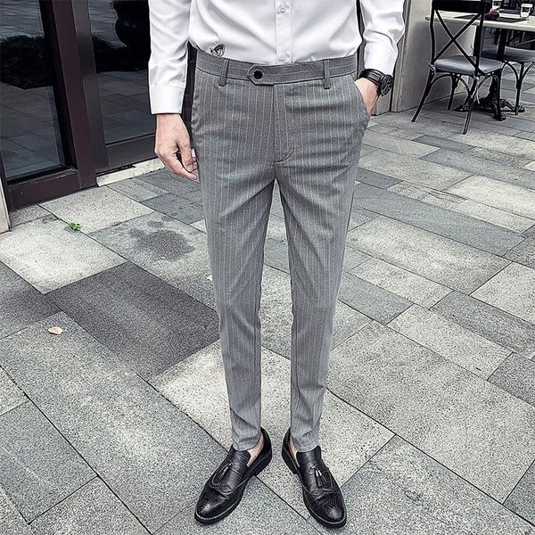 men's suits & blazers 2021 men dress pant classic stripe business suit pants casual slim fit wedding formal check trousers pantalon hom, White;black
men's suits & blazers 2021 men dress pant classic stripe business suit pants casual slim fit wedding formal check trousers pantalon hom, White;black