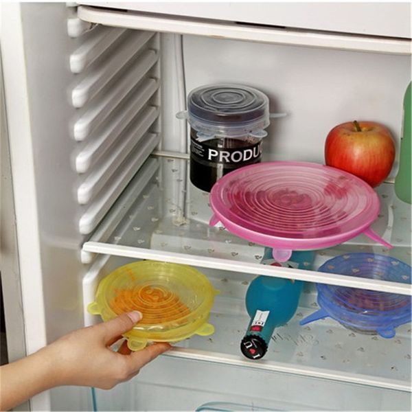 6 pcs accessories reusable silicone food wrap bowl lid tools tapas de silicona para alimentos kitchen gadgets
6 pcs accessories reusable silicone food wrap bowl lid tools tapas de silicona para alimentos kitchen gadgets