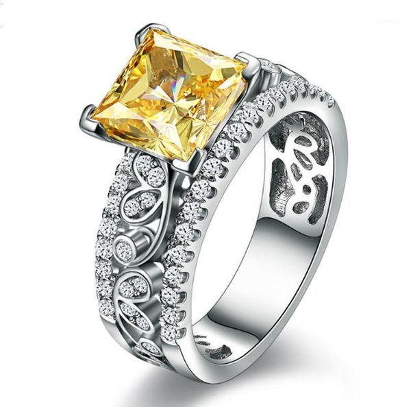 yayi jewelry princess cut 4.9 ct yellow zircon silver color engagement rings wedding heart rings girls party ring gifts 4531, Slivery;golden
yayi jewelry princess cut 4.9 ct yellow zircon silver color engagement rings wedding heart rings girls party ring gifts 4531, Slivery;golden