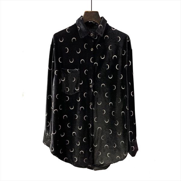 perhaps u women black velvet moon print turn down collar long sleeve shirt blouse b0428 drop shipping, White
perhaps u women black velvet moon print turn down collar long sleeve shirt blouse b0428 drop shipping, White