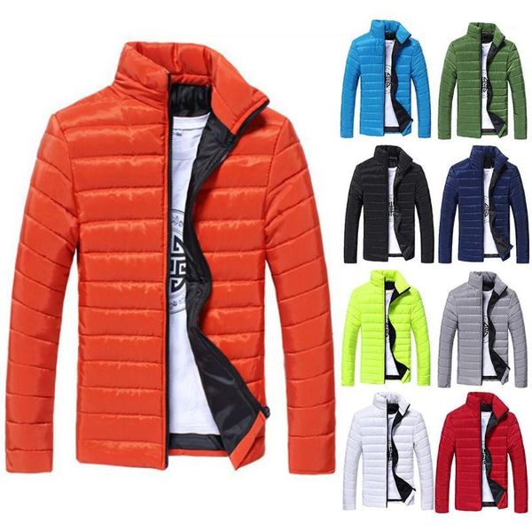 men's down & parkas winter jackets men solid color stand collar long sleeve warm cotton quilted coat jacket s-lim men's erkek mon1, Black
men's down & parkas winter jackets men solid color stand collar long sleeve warm cotton quilted coat jacket s-lim men's erkek mon1, Black