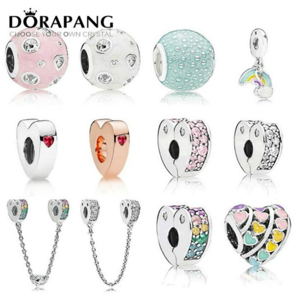 2021 new 100% 925 sterling silver new heart-shaped zircon colorful safety clip security chain bubble beaded diy bracelet gift, Black
2021 new 100% 925 sterling silver new heart-shaped zircon colorful safety clip security chain bubble beaded diy bracelet gift, Black