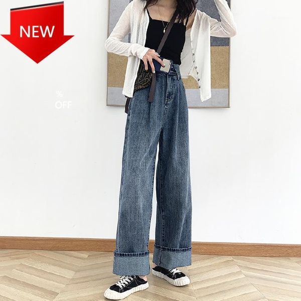 wide-leg long mom trousers tall 165-180 cm denim pants female boyfriends jeans plus size high waist jeans women vintage1, Blue 
wide-leg long mom trousers tall 165-180 cm denim pants female boyfriends jeans plus size high waist jeans women vintage1, Blue