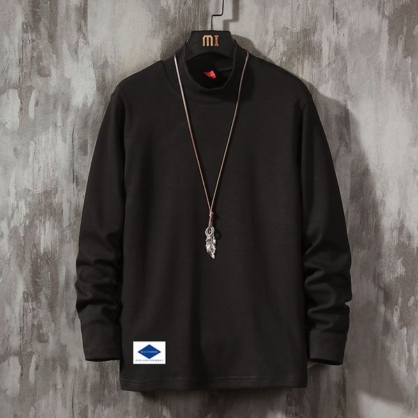 2021 new autumn spring fashion oversized black white tshirt male sleeve long neck shirt for man t gr7s, White;black
2021 new autumn spring fashion oversized black white tshirt male sleeve long neck shirt for man t gr7s, White;black