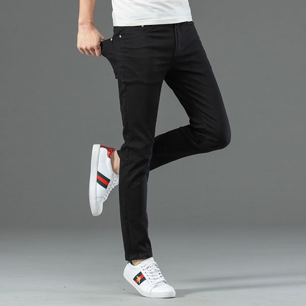 jeans 2020, korean fashion brand stretch slim legged men, new casual pants for men in autumn, Blue
jeans 2020, korean fashion brand stretch slim legged men, new casual pants for men in autumn, Blue